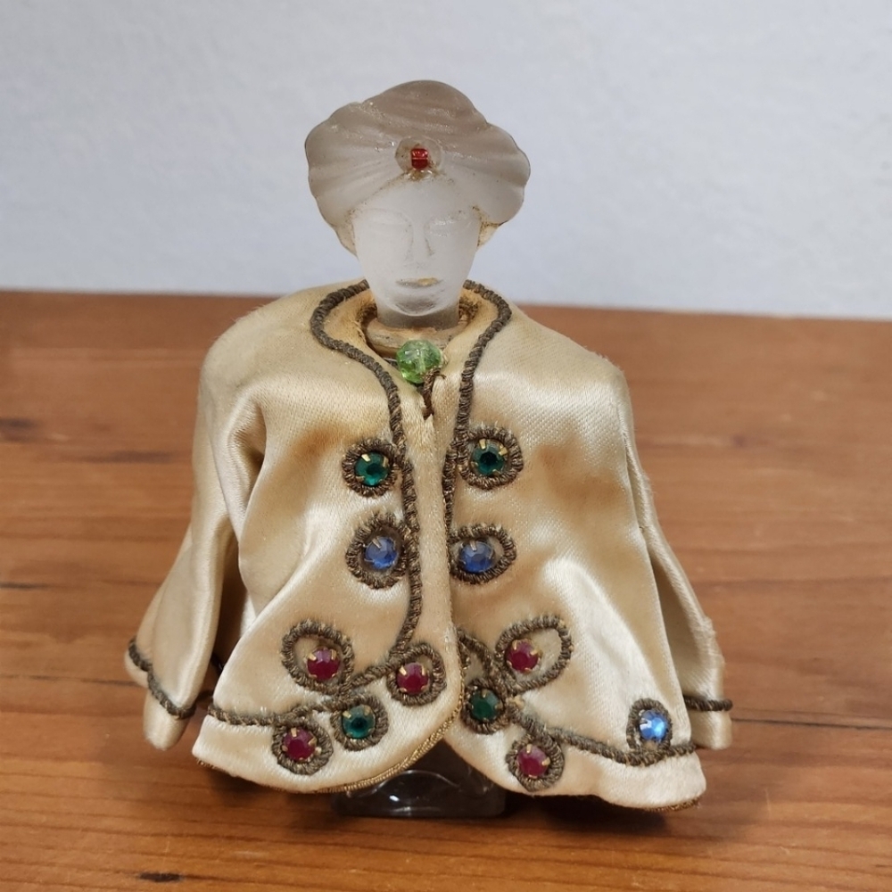 Vintage Brass Table Lamp with Eagle Finial and Pleated Shade
